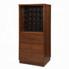 Walnut Wine Cabinet with 3 Drawer